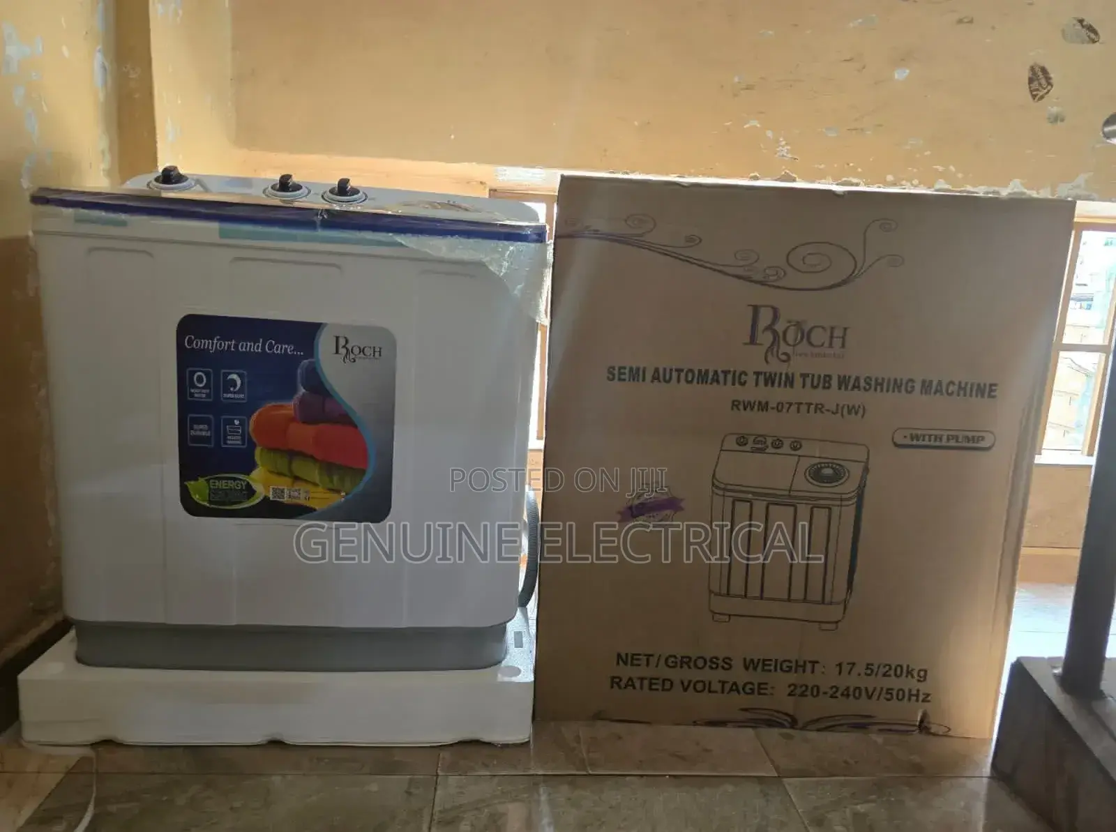 Roch 7.5kg Twin Tub Washing Machine
