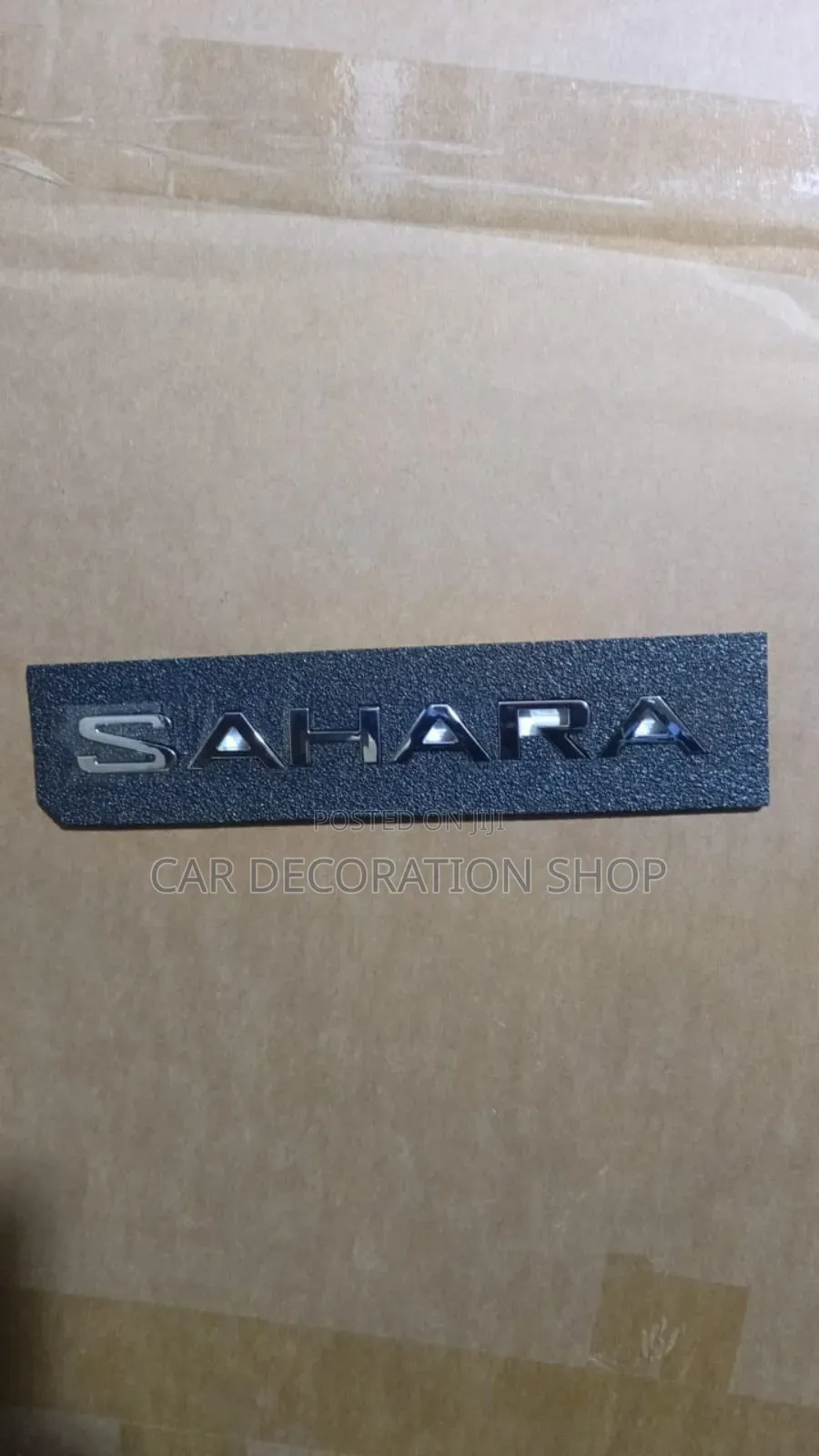 Sahara Chrome Prado Badge