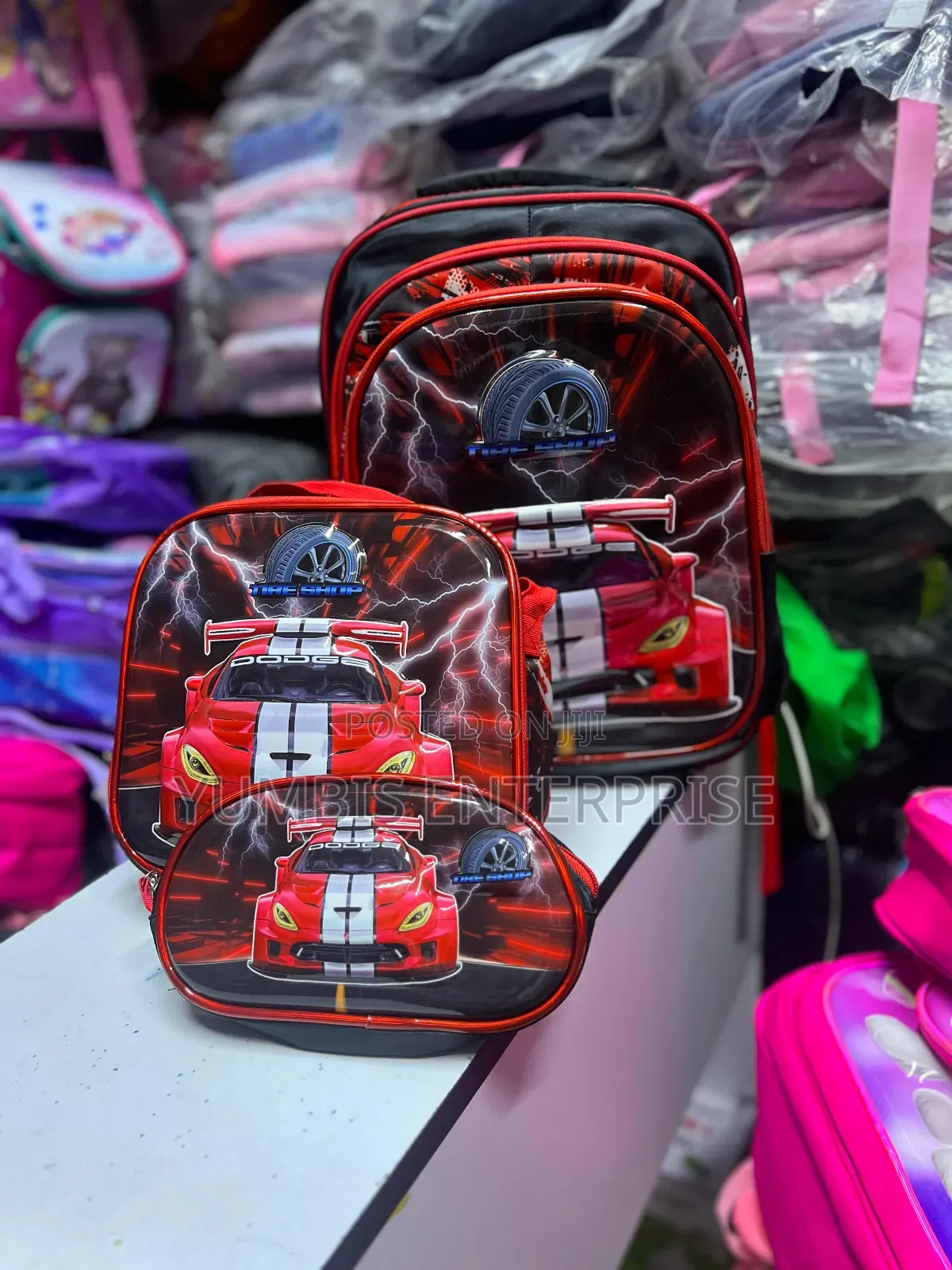 Cartoon Themed 3 in 1 School Bags for Boys at 1800