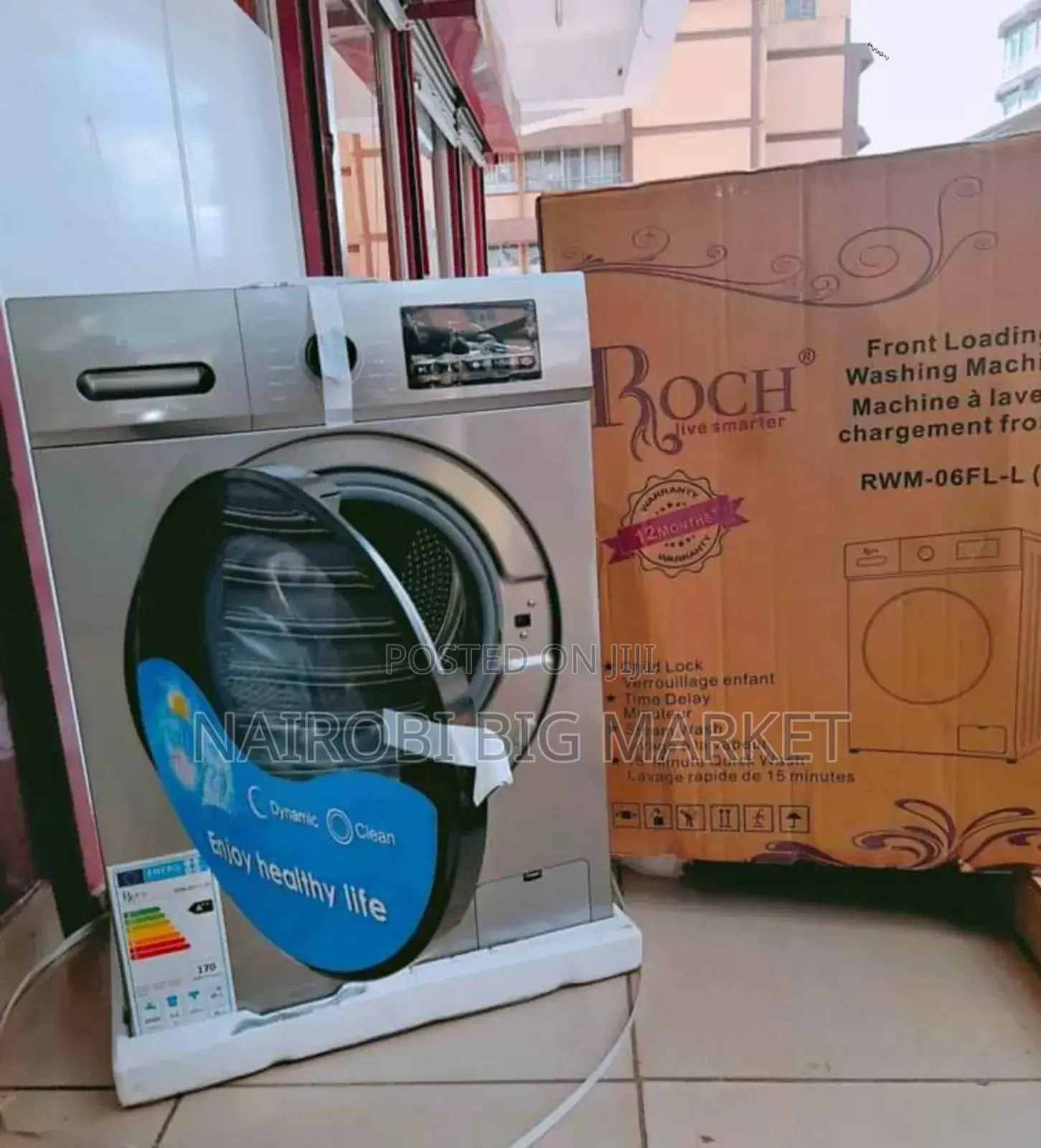 Roch Washing Machine With Child Lock 6 KGS