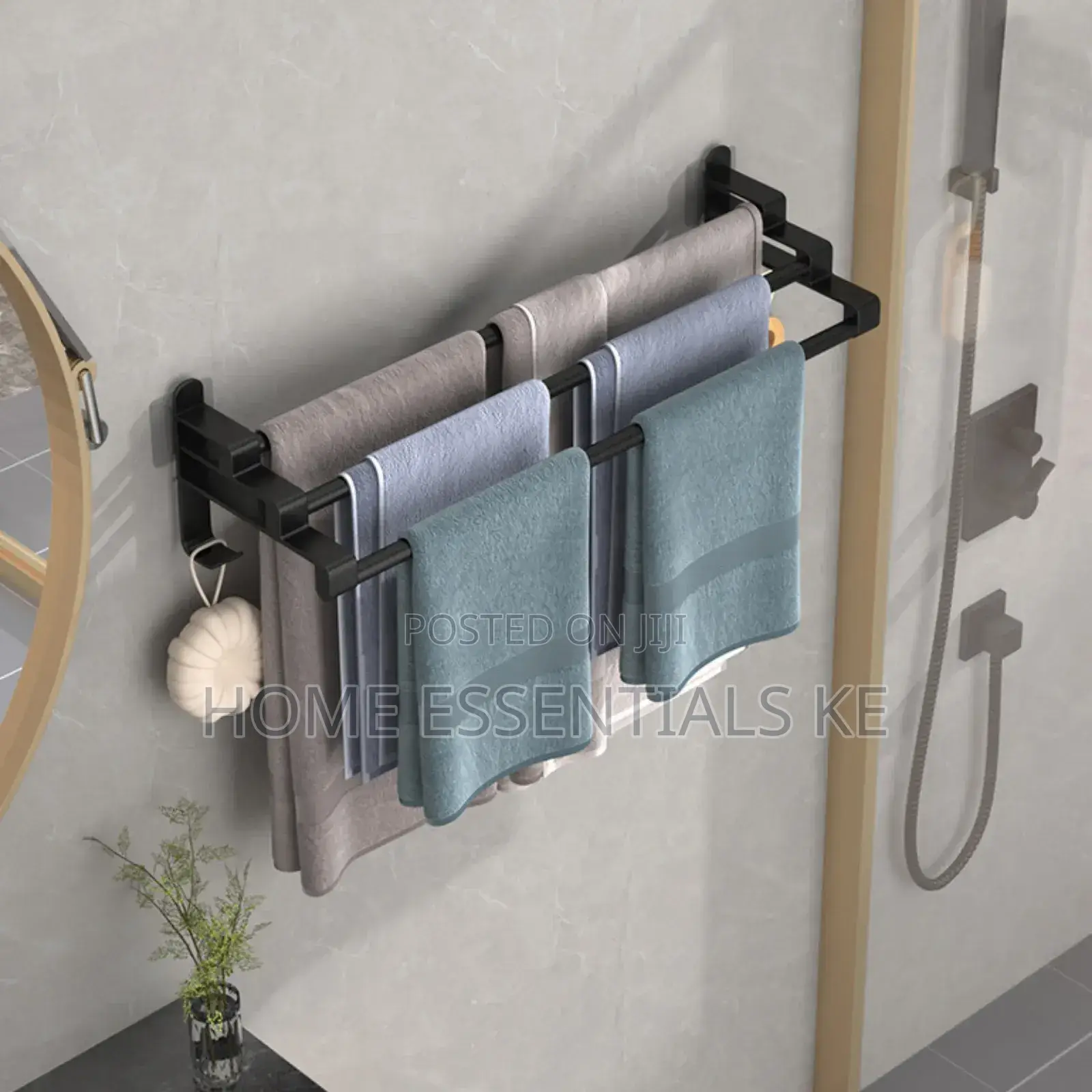 *Three Layer Towel Rack Stainless Steel Towel Holder 
60cm