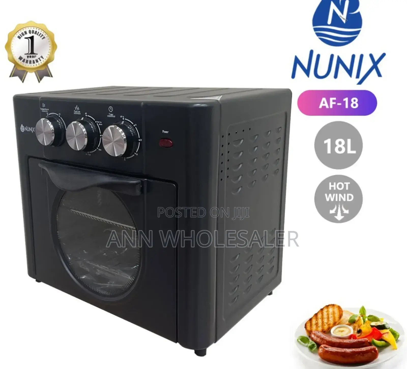 Nunix- Airfryer - 16 Litres - Heavy Duty -Airfryer