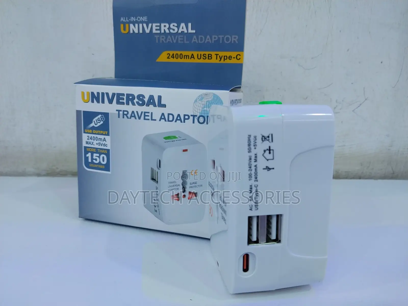 Universal Travel Adapter Plug – 4-in-1 International Adapter
