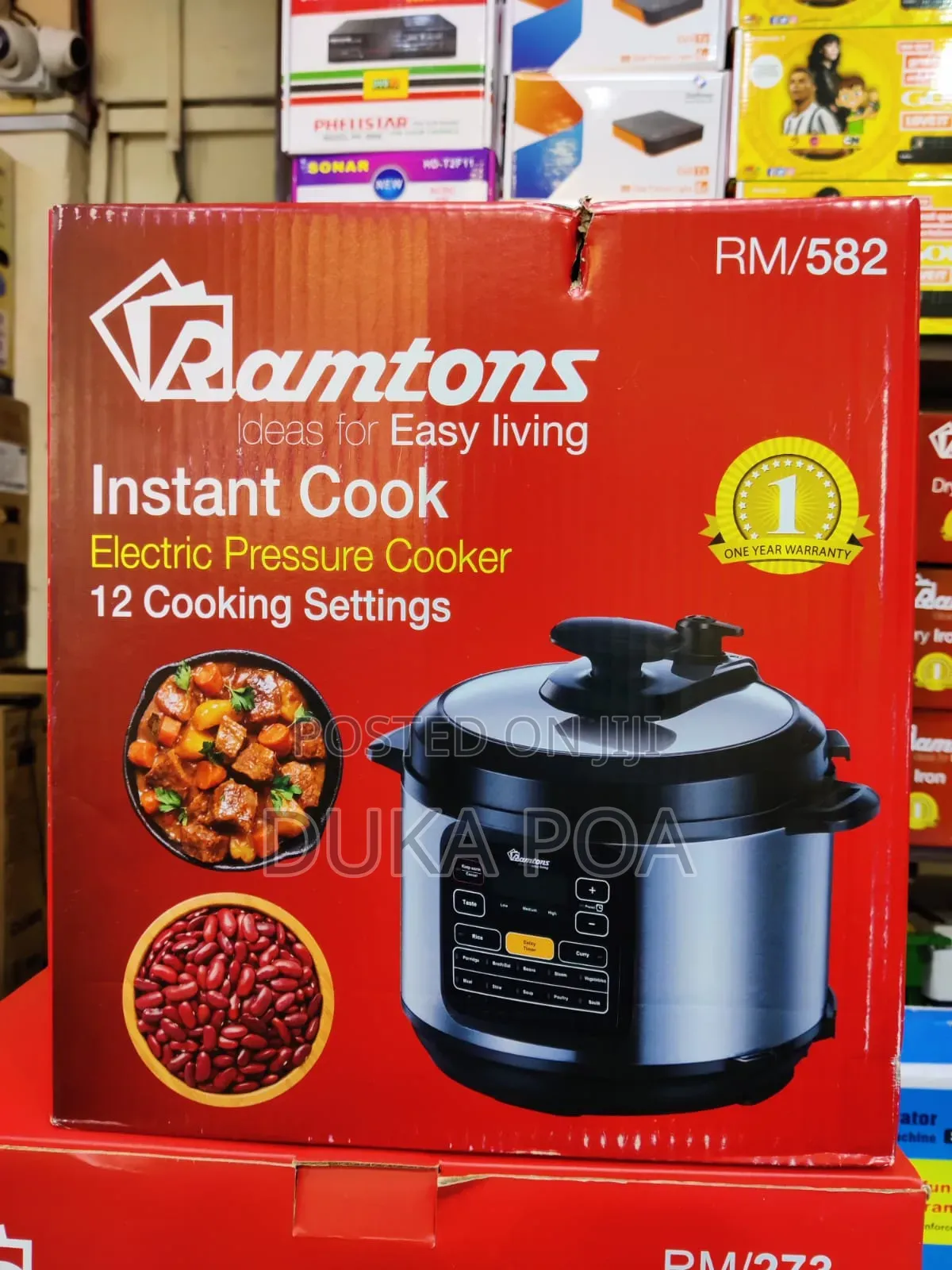 Electric Pressure Cooker Ramtons 6 Litres