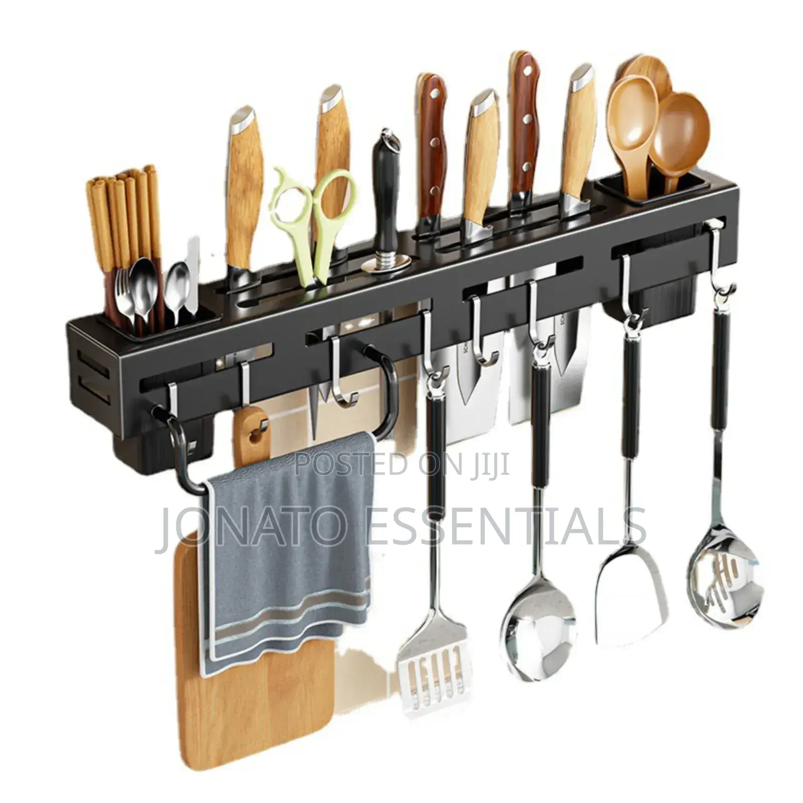 Wall Mounted Cutlery Organizer, Knives Holder and Organizer