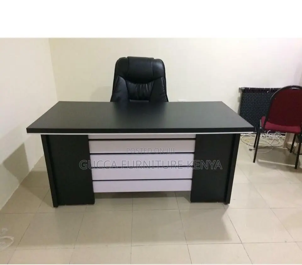 Clerical Desking:140cm Office Solid Wood Secretary Desk