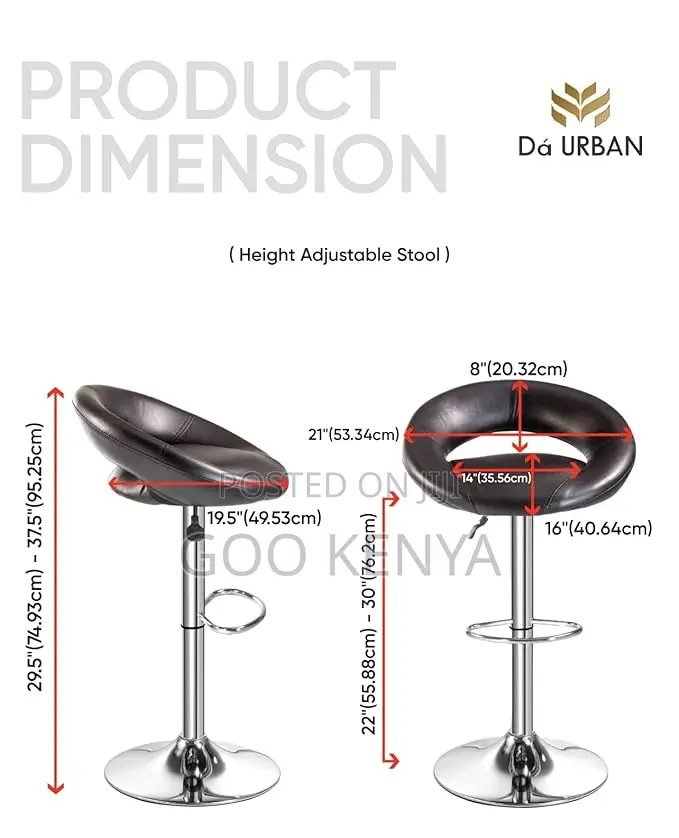 Home Chairs ; Royal Designers Swivel Stool.