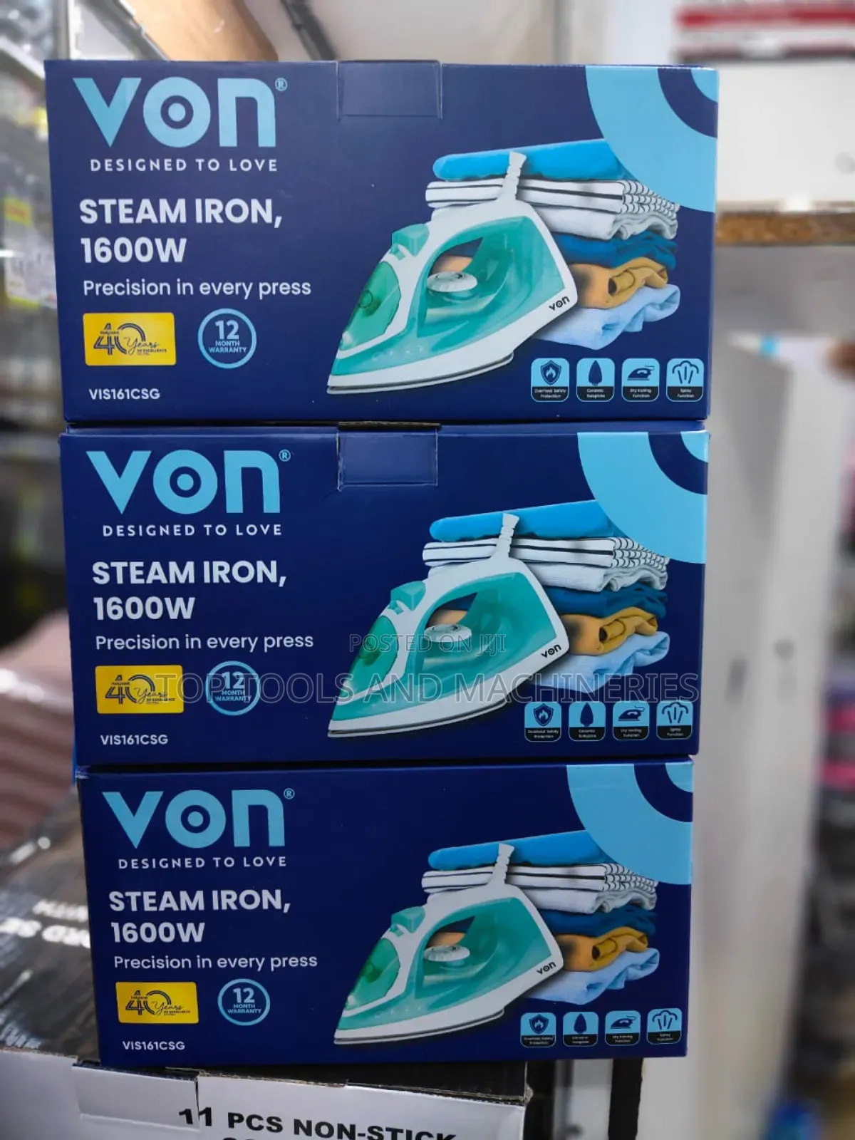 Von Vis161csg Steam Iron -1600w*
Offer Price!!