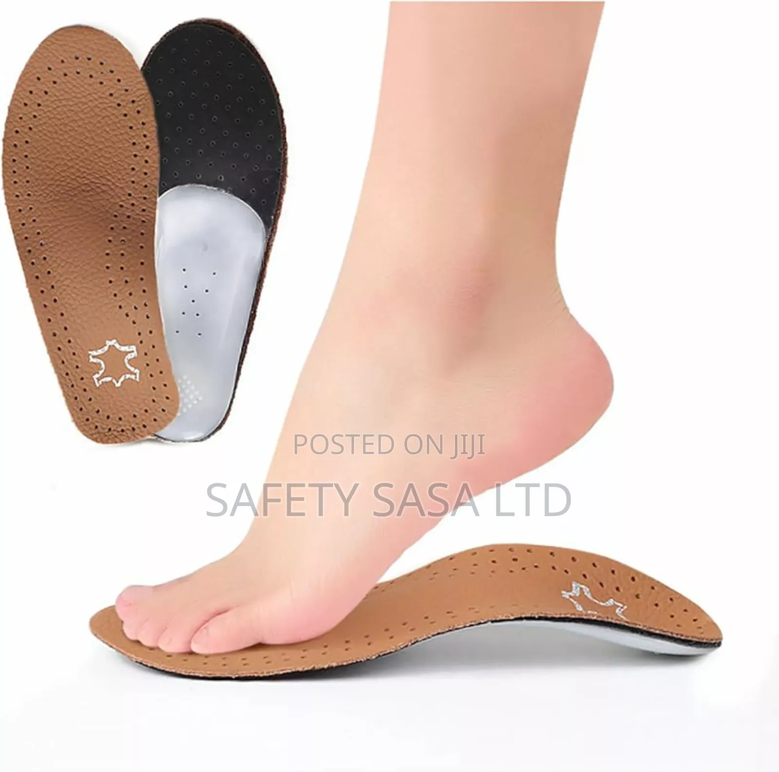Flat Foot Leather Insoles