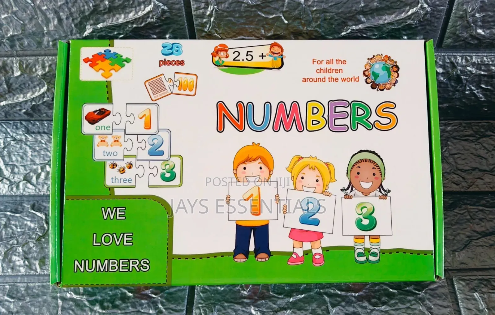 28pc Montessori Number Puzzle