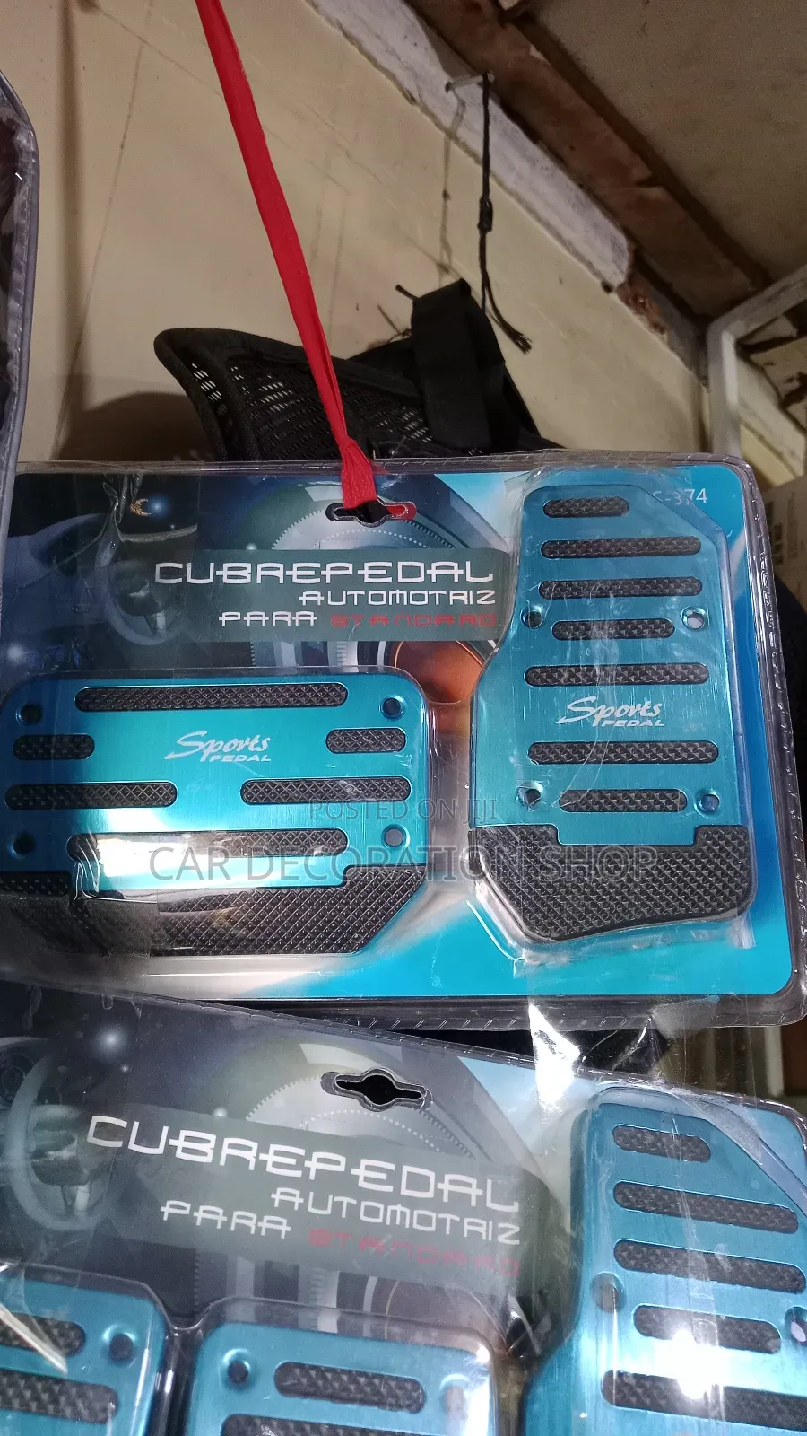 Blue Pedal Covers Fits All Automatic Car Models