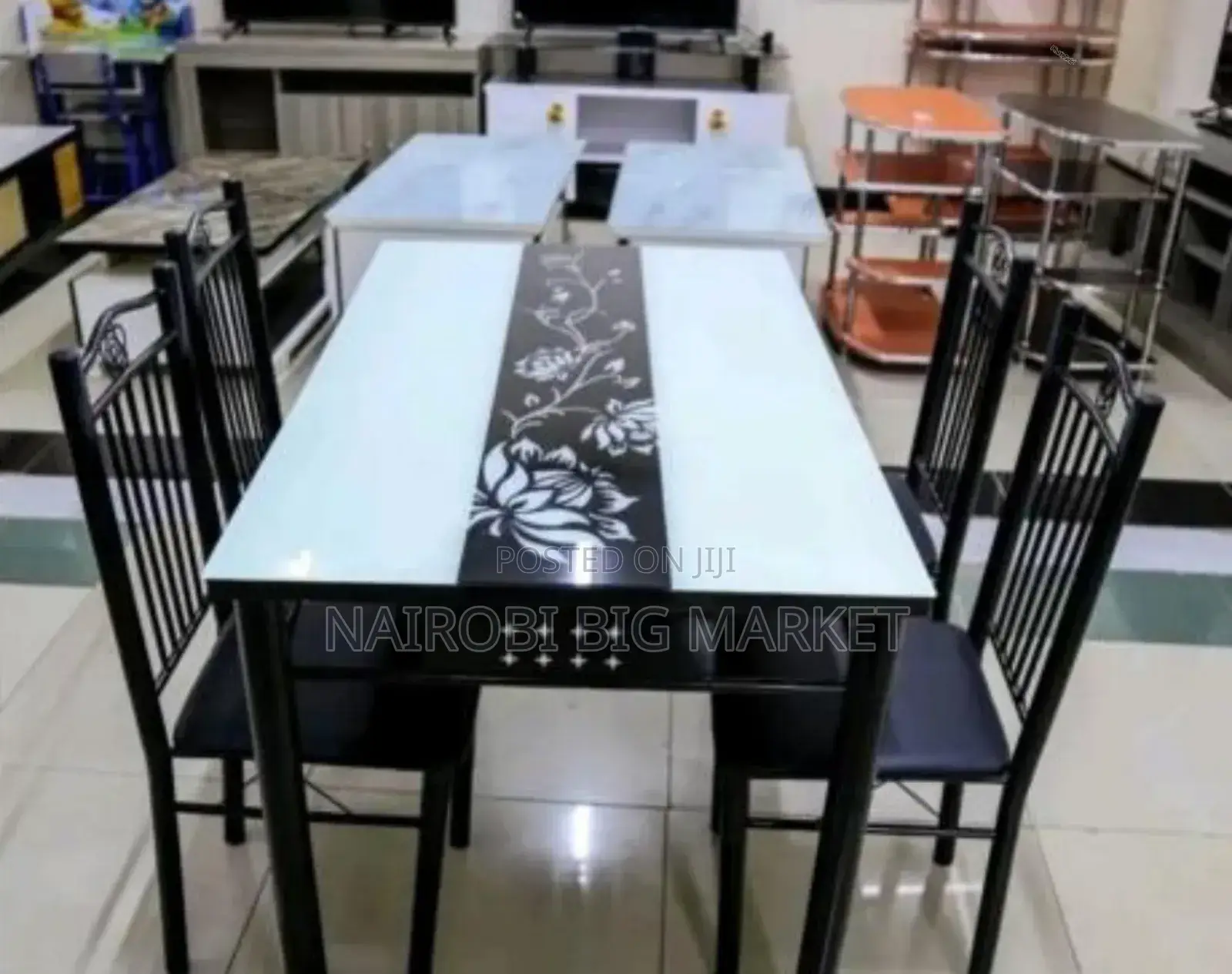 Unbreakable Executive 4 Sitter Dinning Table
