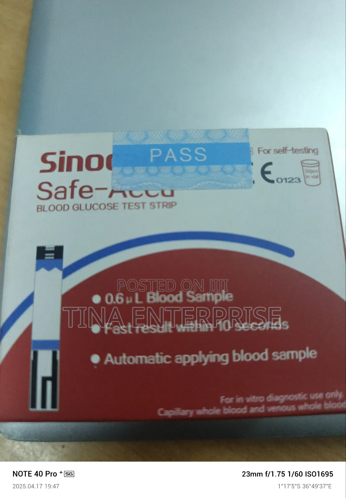 Sinocare Blood Strips