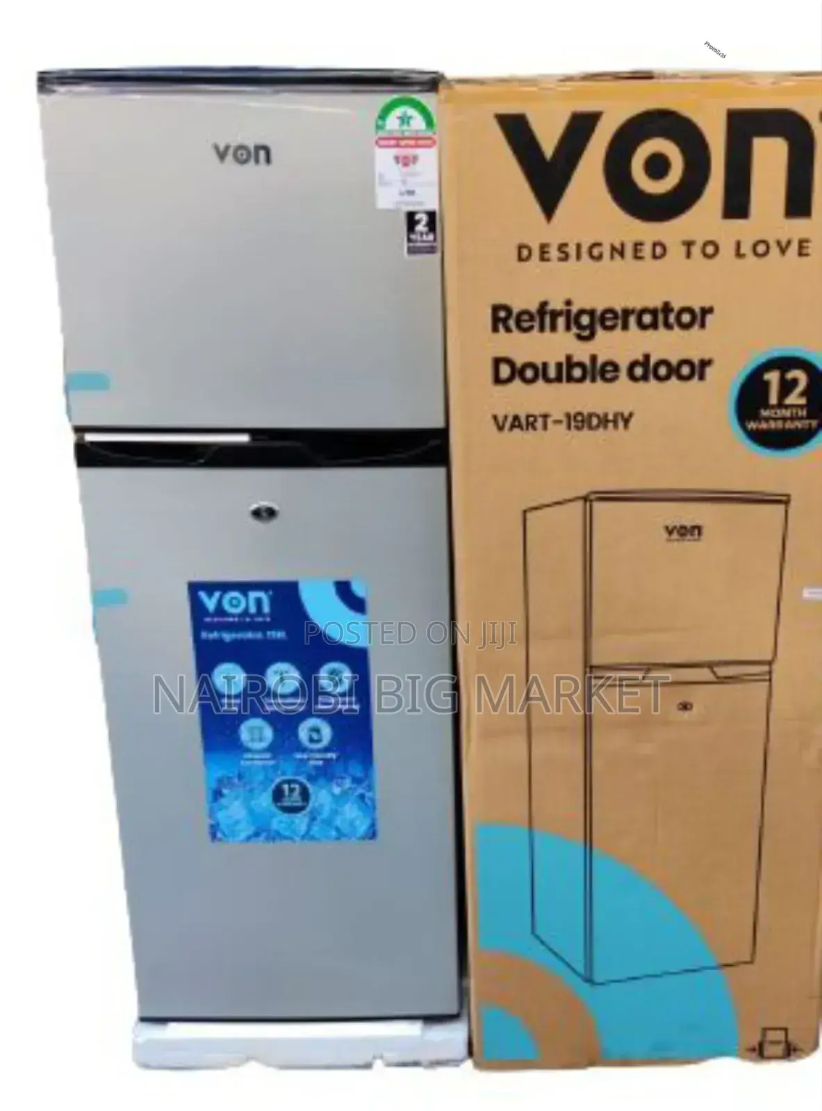With Warranty 136 L Refrigerator Von