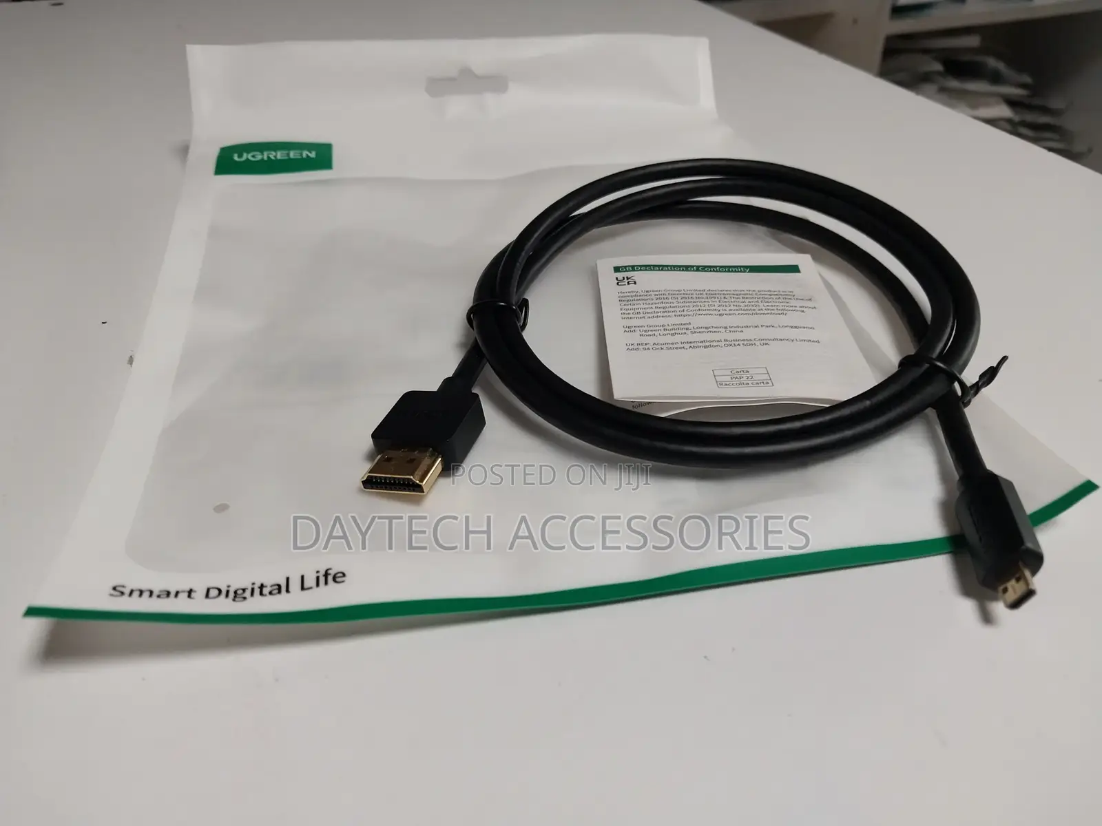 Ugreen Hdmi Type D (Micro) to Hdmi Type a (Standard), Black