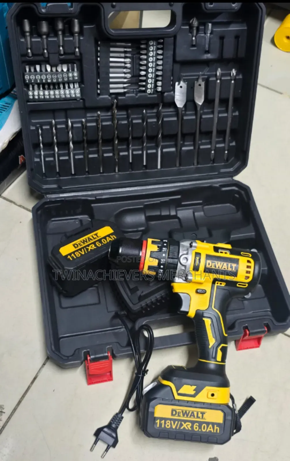 Powerful Dewalt Cordless Hammer Drill 118v