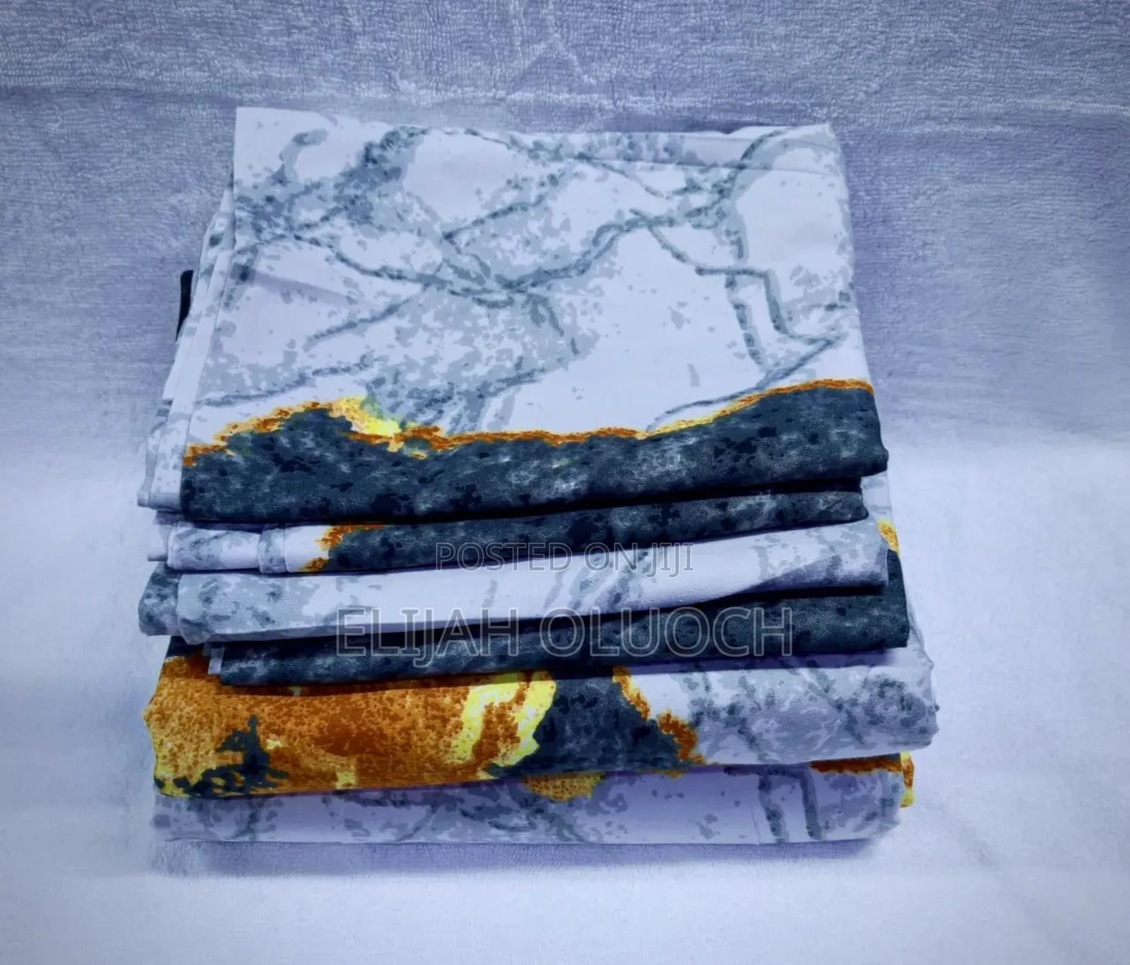 Two Flat Bedsheet Both Printed 
4 Pillowcases 
Size 7*8