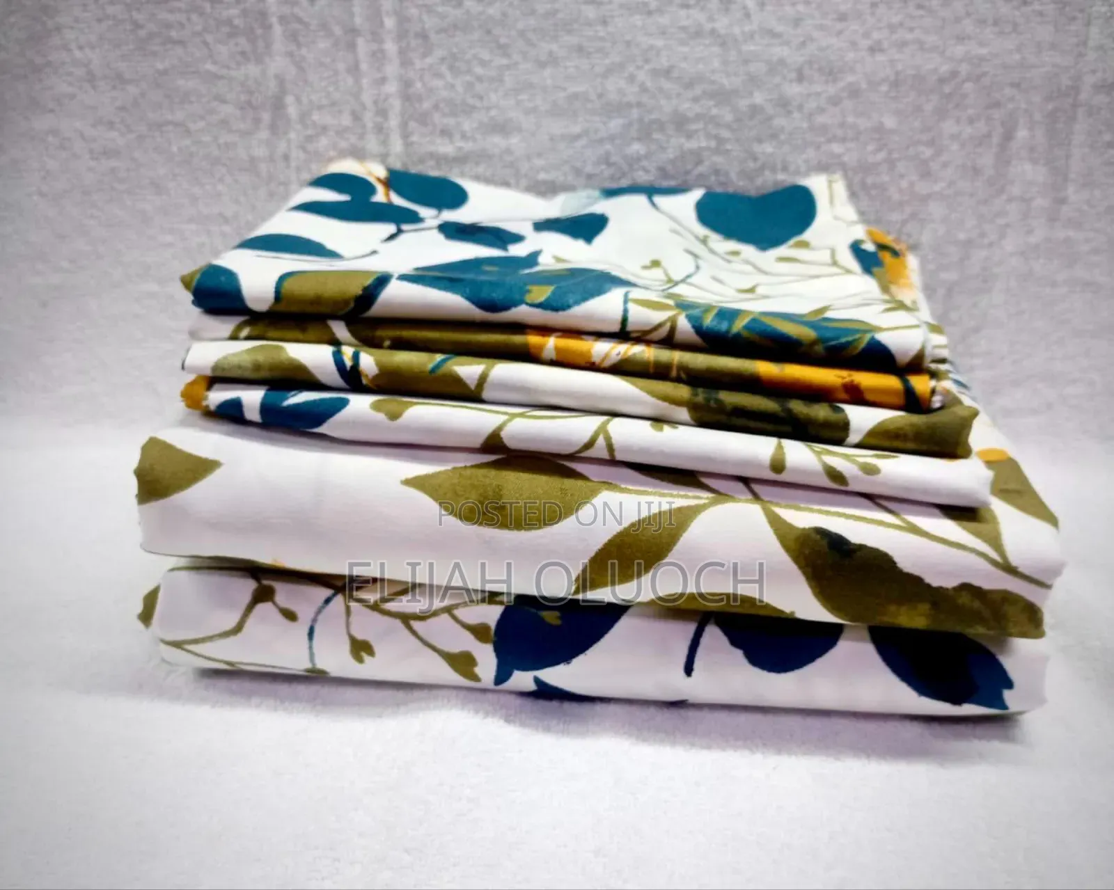 Two Flat Bedsheet Both Printed 
4 Pillowcases 
Size 7*8
