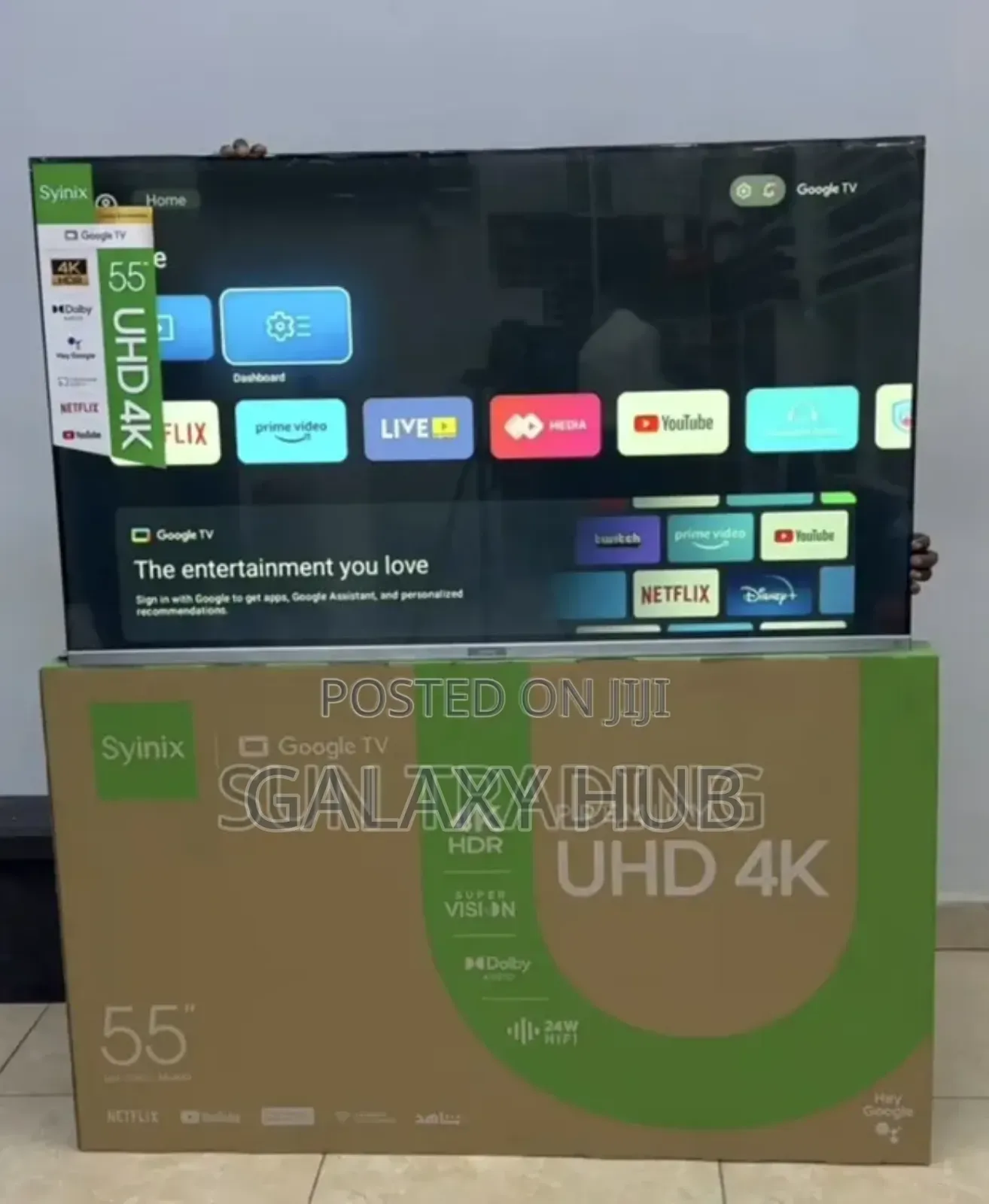 Syinix 55 Uhd4k Google Tv