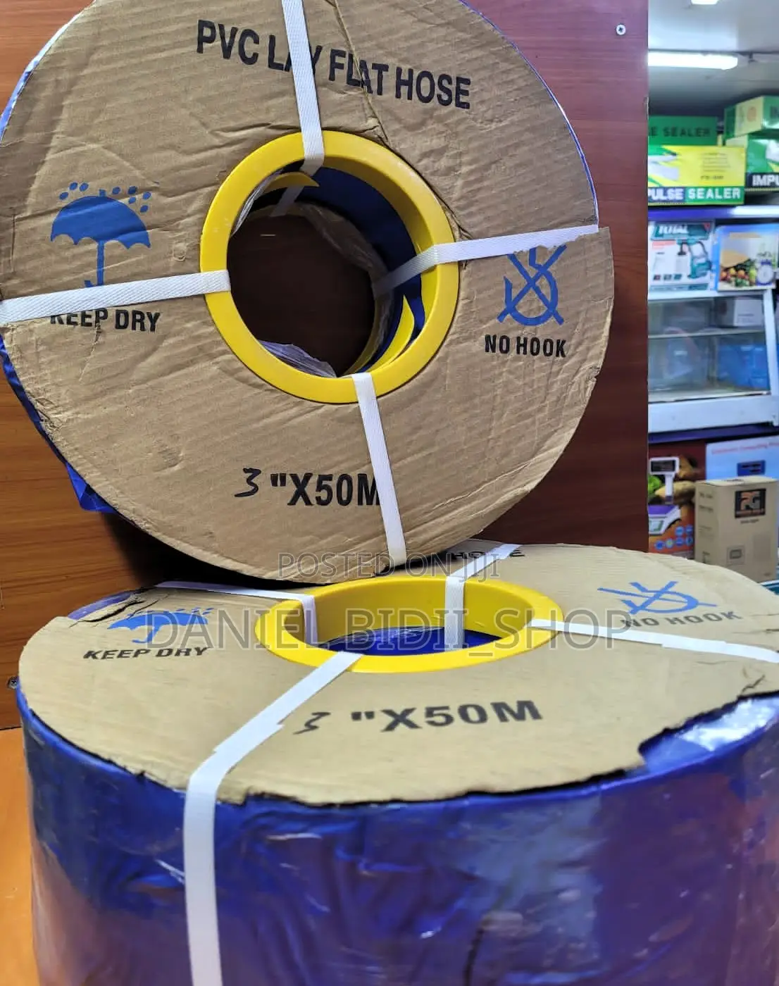 3-Inch PVC Delivery Pipe, 50 Meters