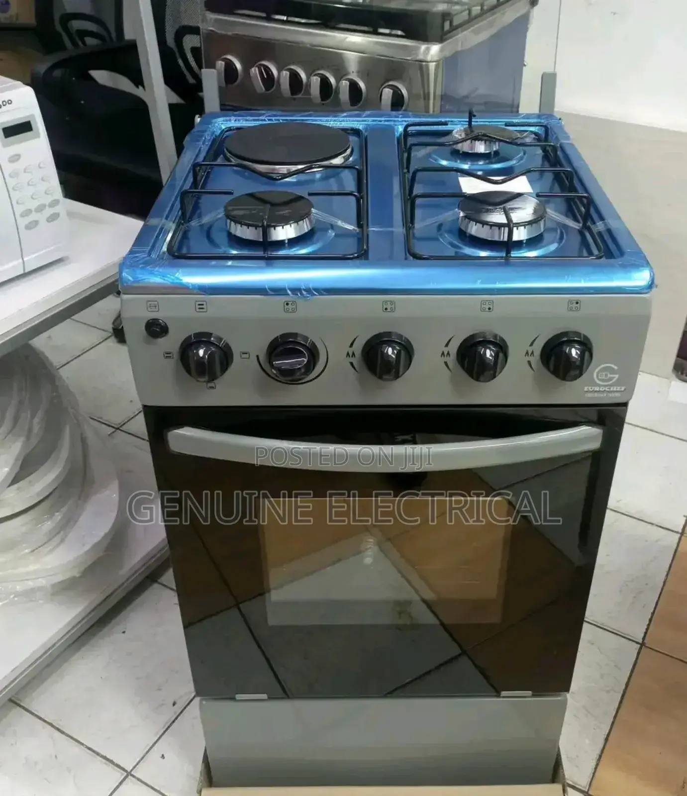 Eurochef 3+1 Electric Cooker: Space-Saving, High-Performance