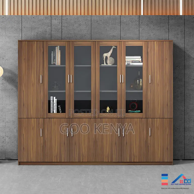 Office Cabinet ; 3-Door Wooden Executive Cabinet