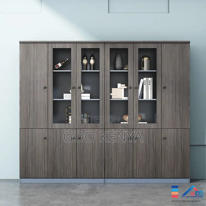 Office Cabinet ; 3-Door Wooden Executive Cabinet