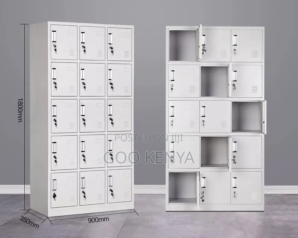 Office Cabinet ; 15 -Locker Office Cabinet
