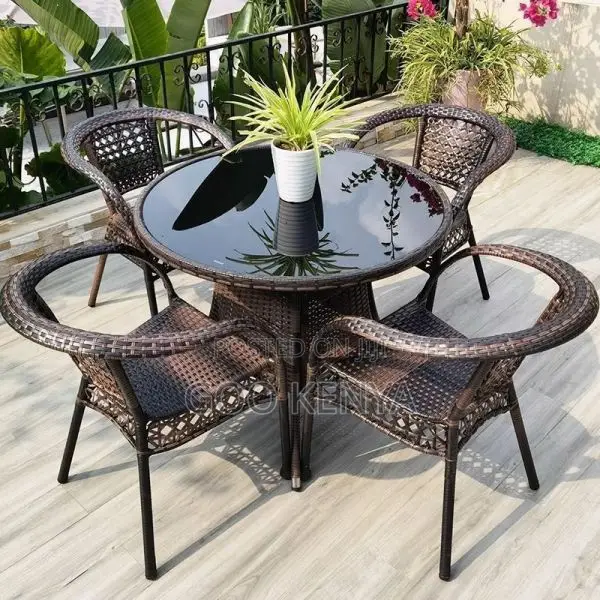 Home Chairs; 5-Piece Outdoor Patio Set
