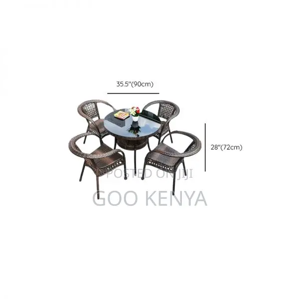 Home Chairs; 5-Piece Outdoor Patio Set