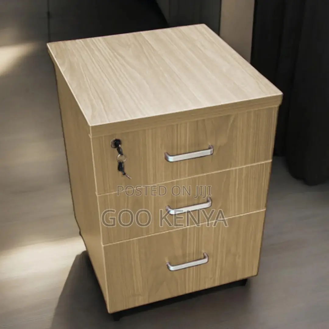 Storage Units; Wood Filing Cabinet With 3 Drawers