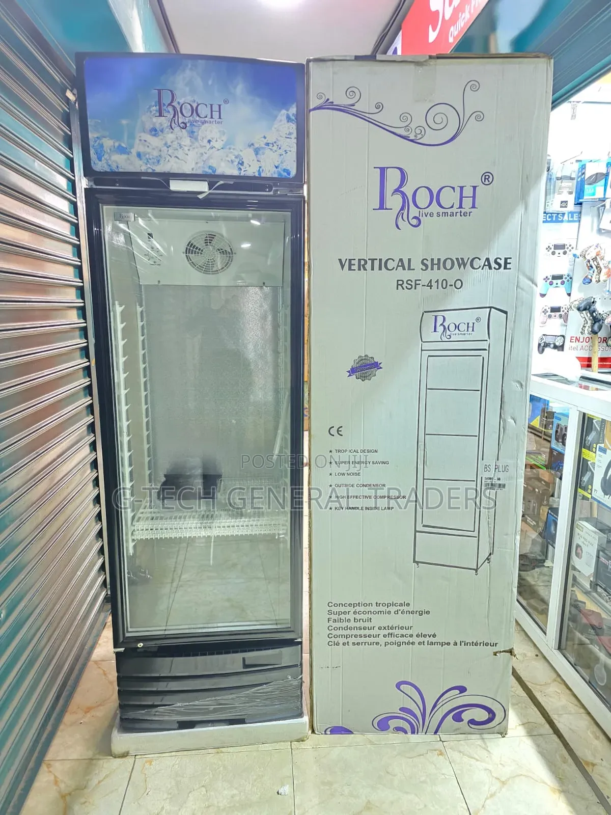 Roch 329l Showcase Chiller Refrigerator RSF-410-0