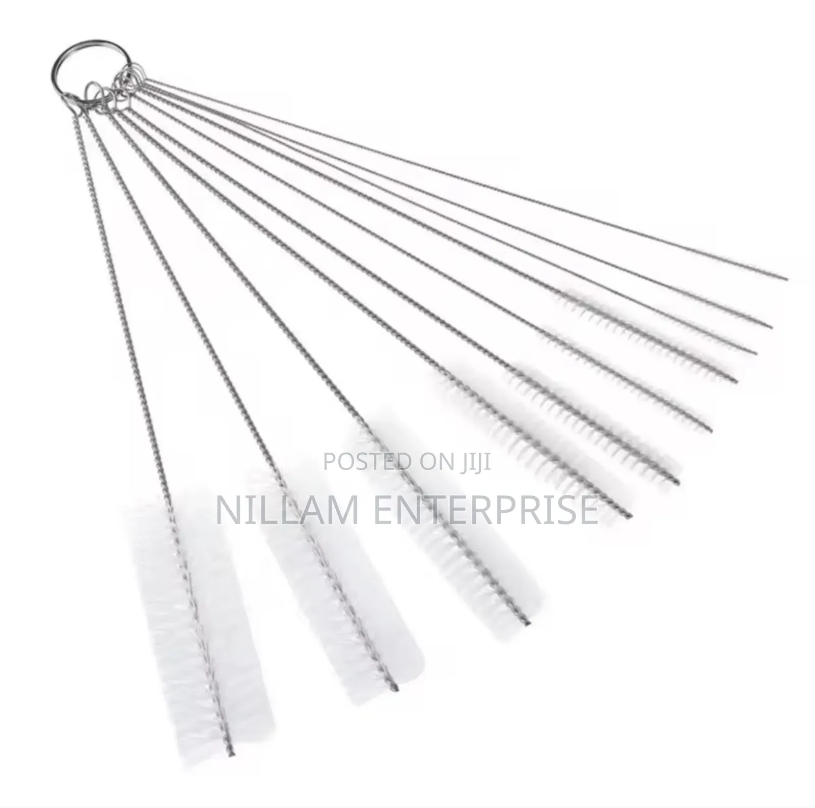10pcs Drinking Straw Cleaning Brush Set