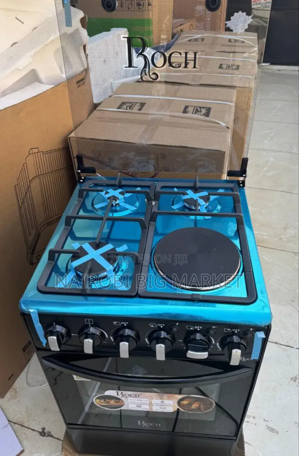 Roh 3 +1 Gas Cooker/ With Electric Oven E/55