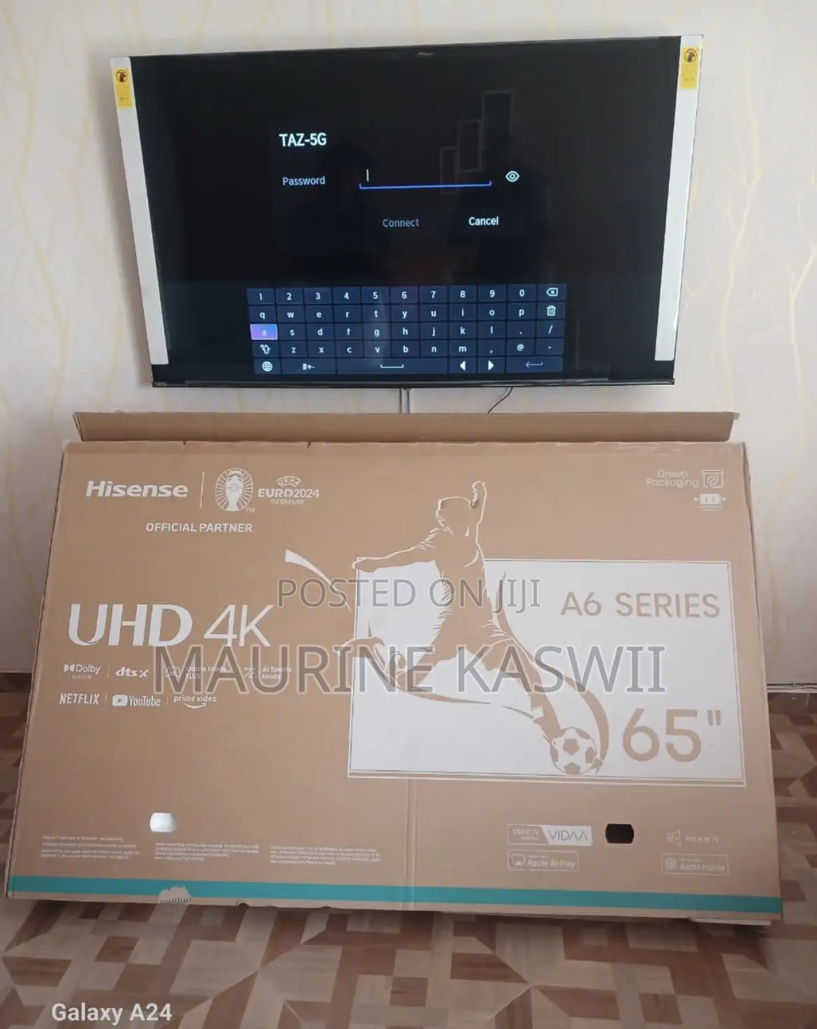 Hisense 65”(2025) 65 A6 Smart Tv