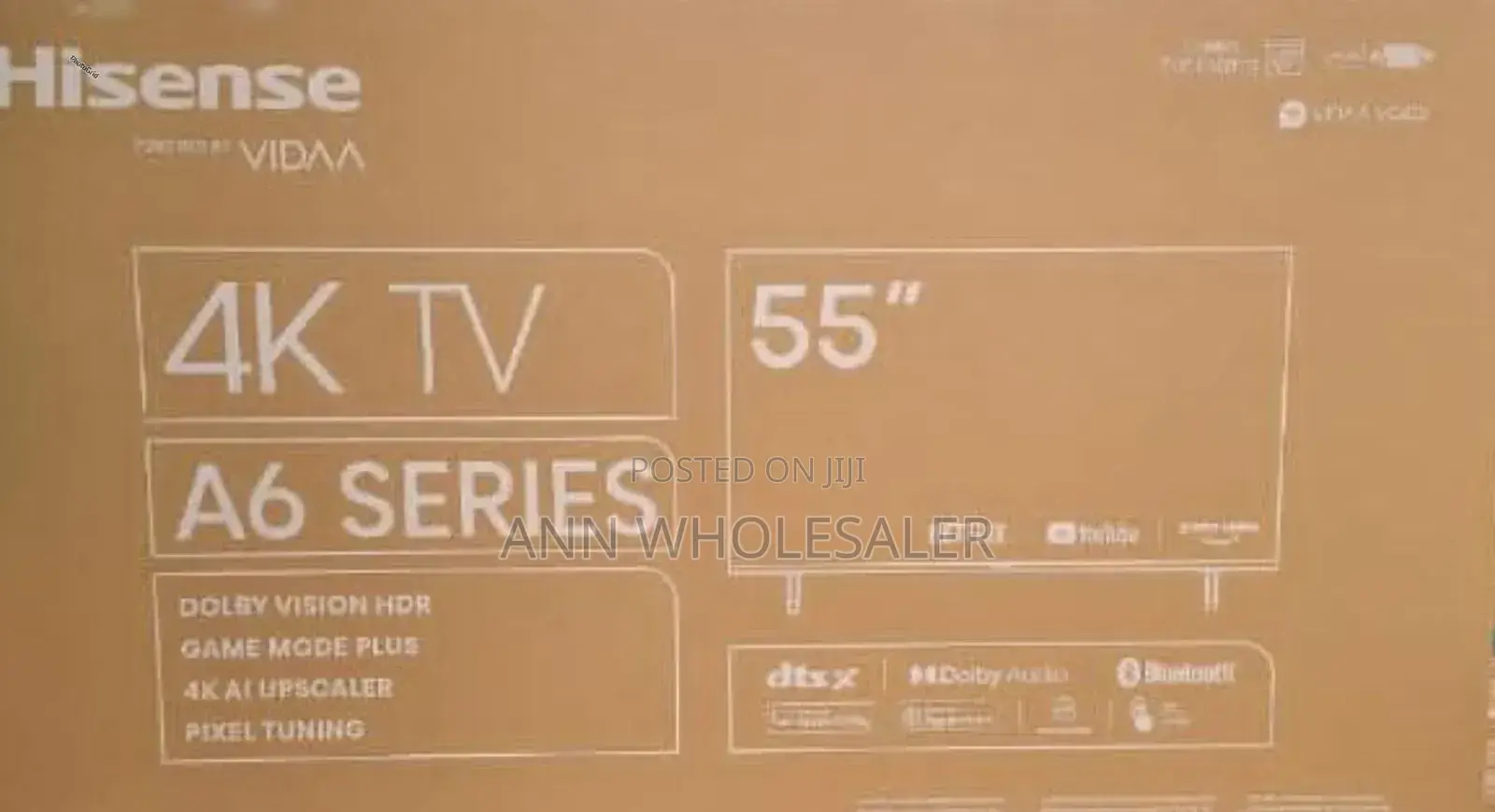 *Hisense 55" Smart A6 *
Hot H/8