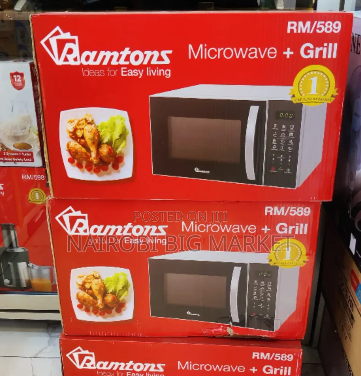 New Arrival *Ramtons 23l Microwave With Grill Rm589