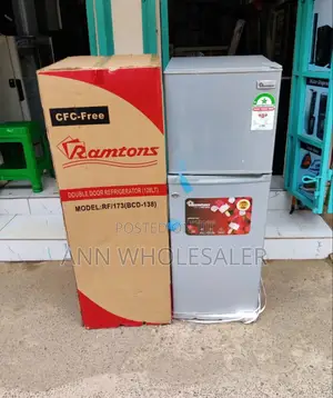 Ramtons- 128 -Litres+ Fridge -Double -Door -Rf/173