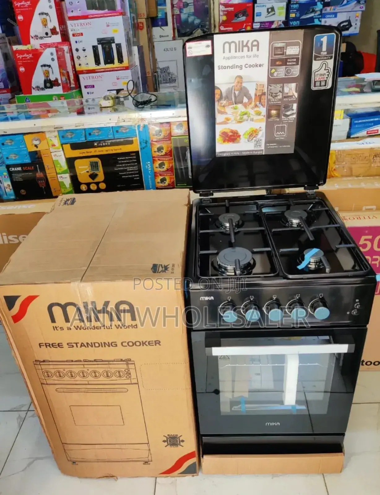 Hot Deal Mika 50 by 60 Standing Cooker With Electric Oven