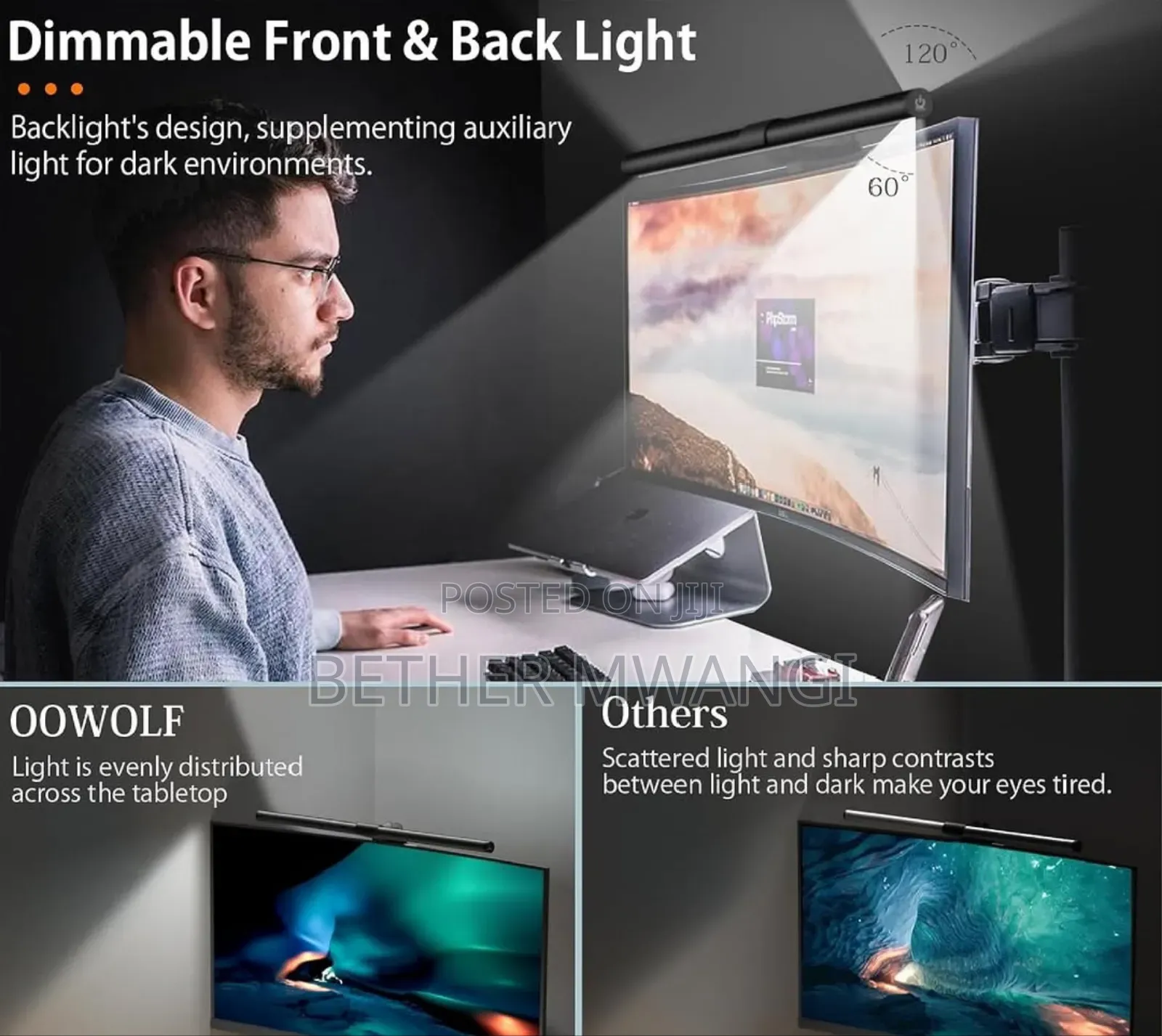 Monitor Light Bar With Remote Control in Kenya