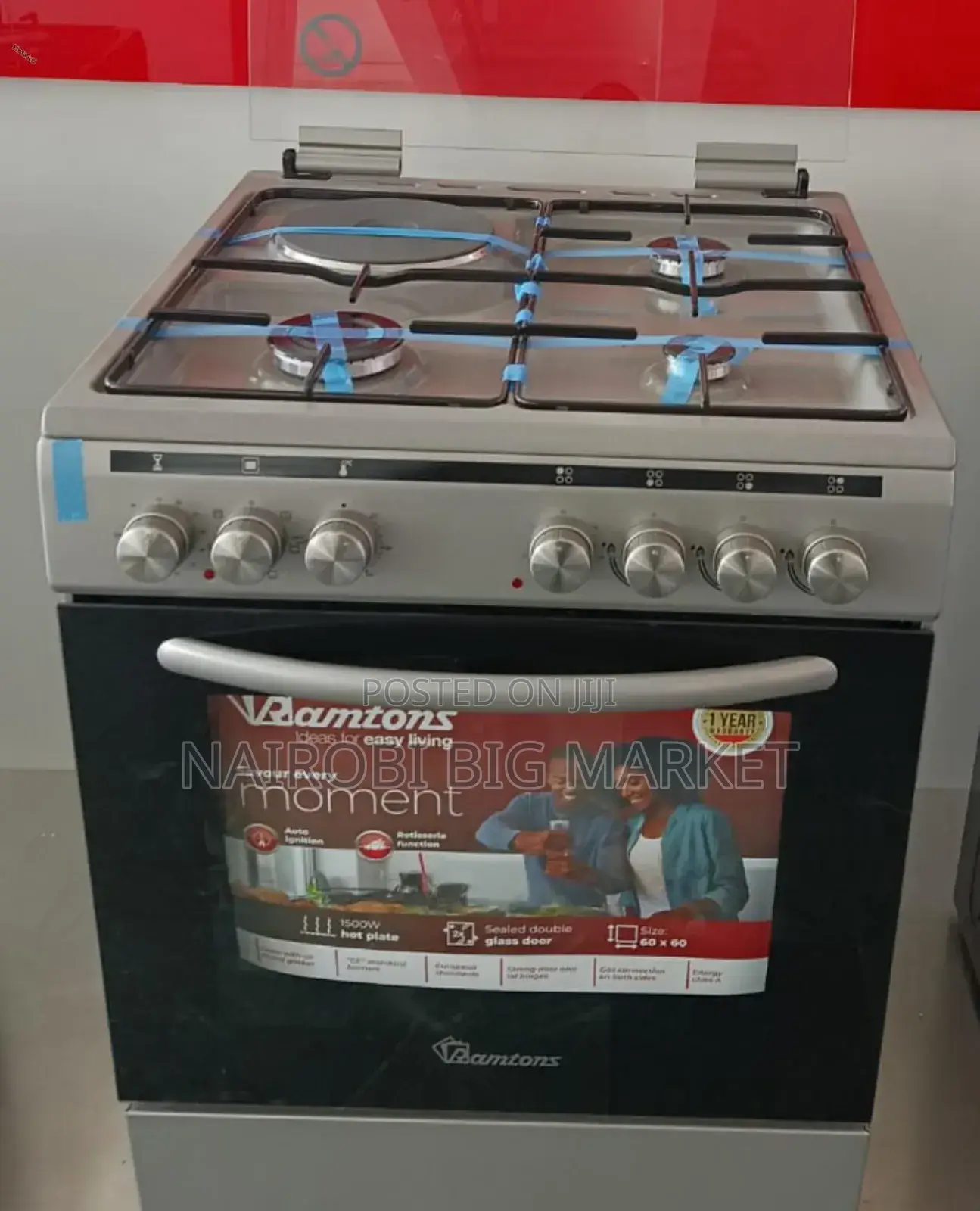 Auto,- Ignition -3+1 -Gas- Cooker -Ramtoms