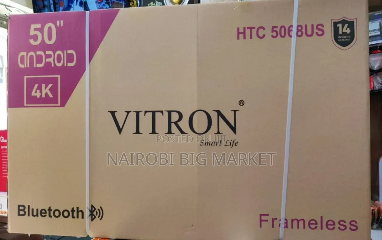 *Vitron 50" Smart Android Bt/With Bluetooth