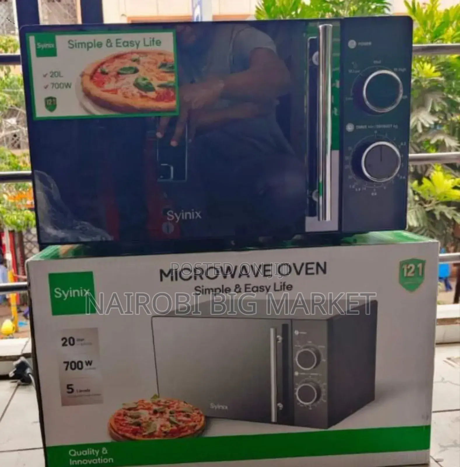 *Synix 20l Manual Microwave M/8