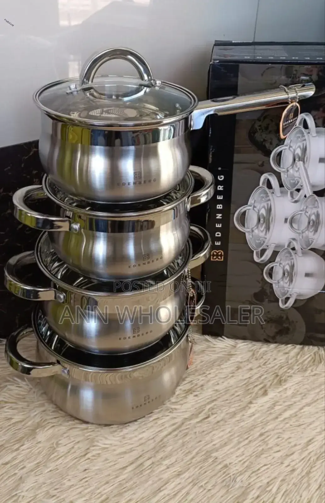 8 PCS Cookware Set Edenburg E/7