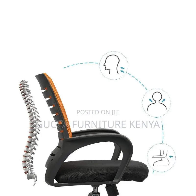 Office Chairs:Supportive Mesh Desk Chair With Custom Fit