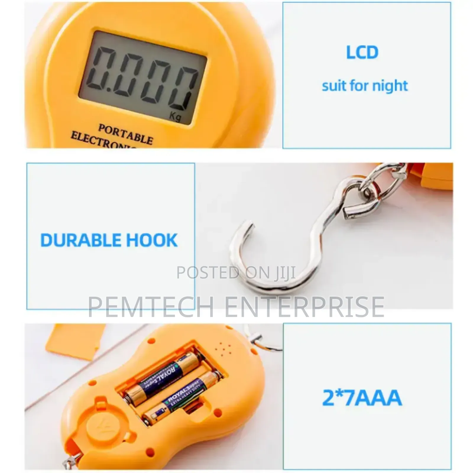 Digital Portable 50kgs Scale With Display