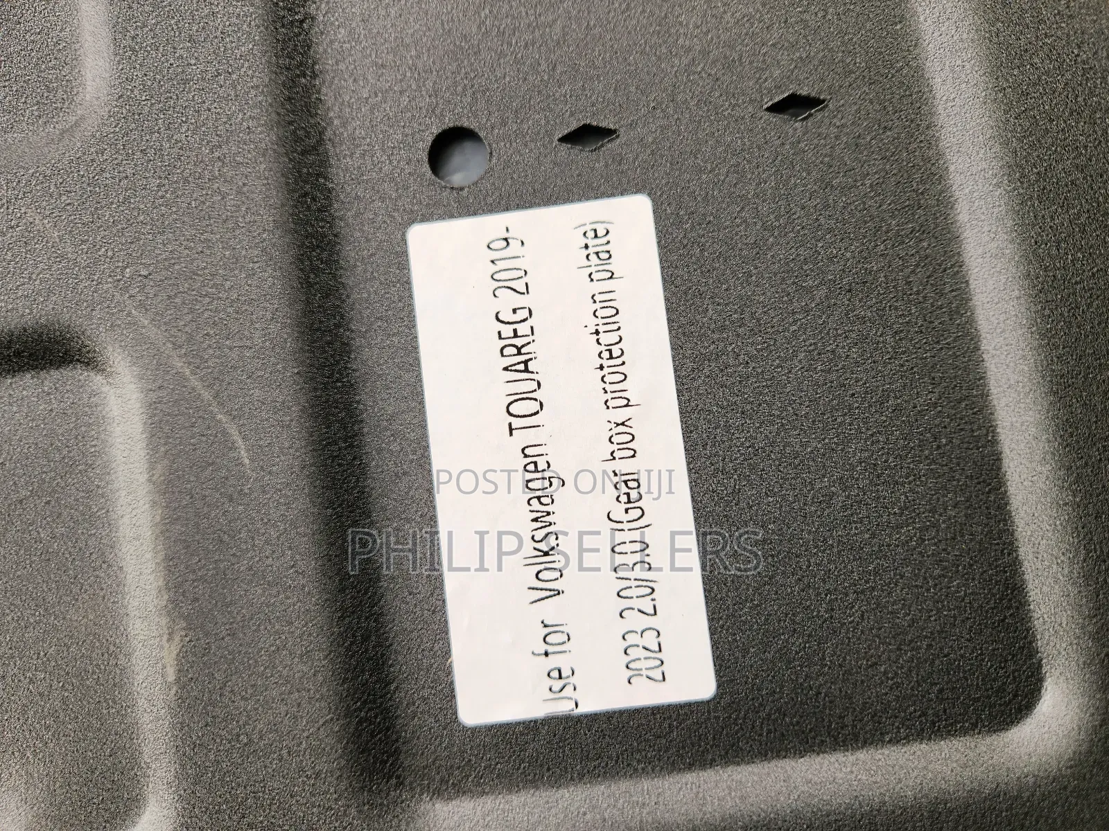 Volkswagen Toureg 2019 Gear Box Protection Plate