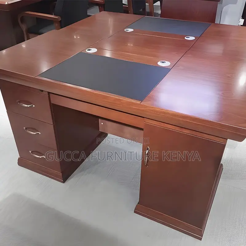Office Tables:1200mm Solid Red Wood Executive Desk
