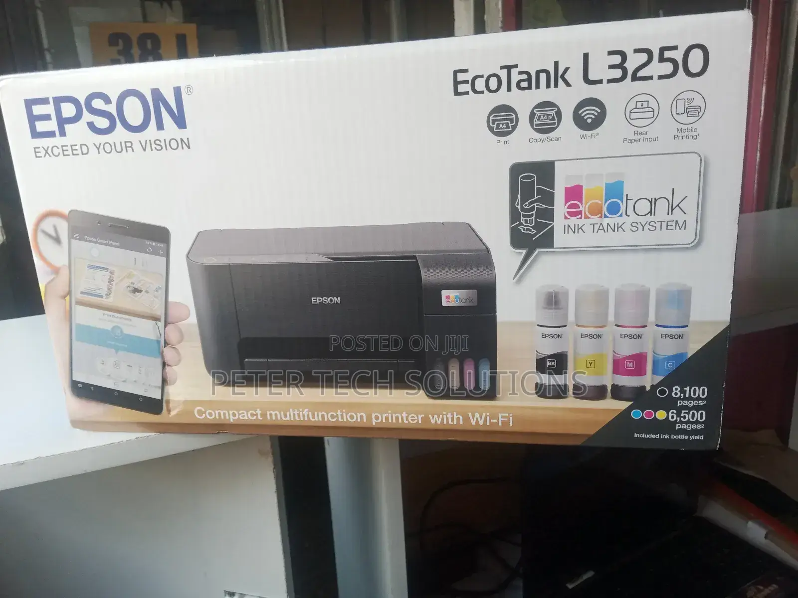 L3250 Printer Available Print Scan Copy Wifi