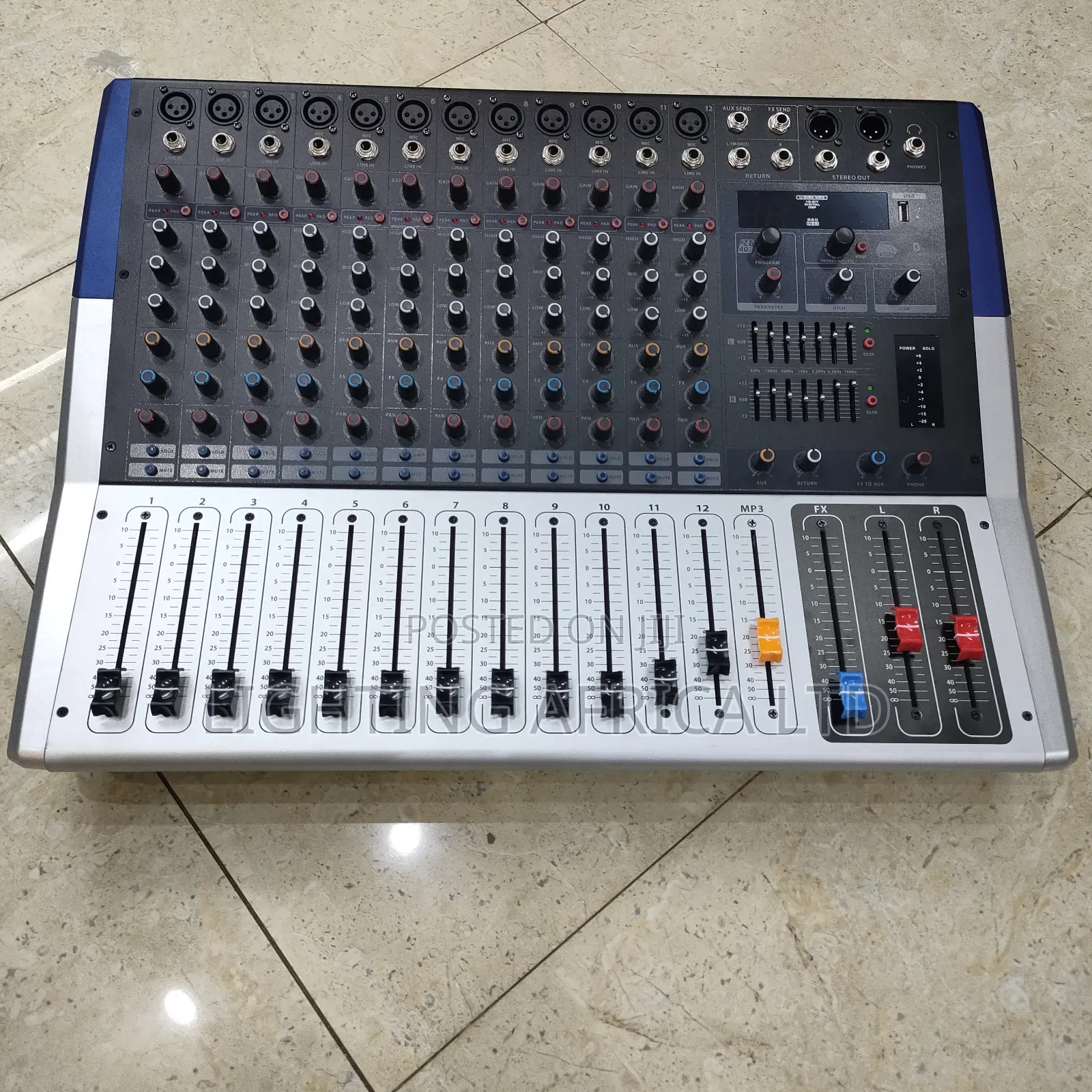 12 Channels Sound Craft High Performance Powered Mixer(Usb, Bluetooth)